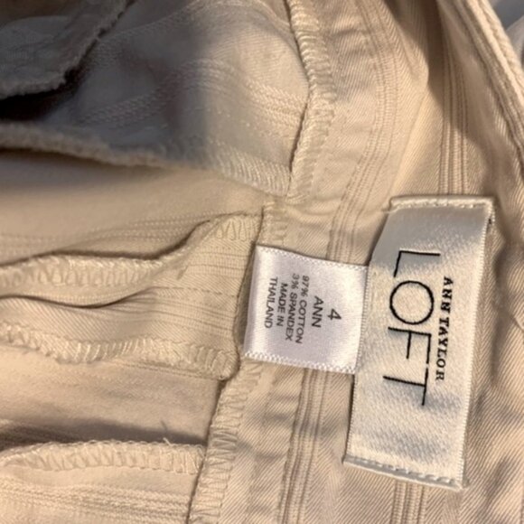 LOFT Ann Fit Trousers Pants 4 - Picture 4 of 6